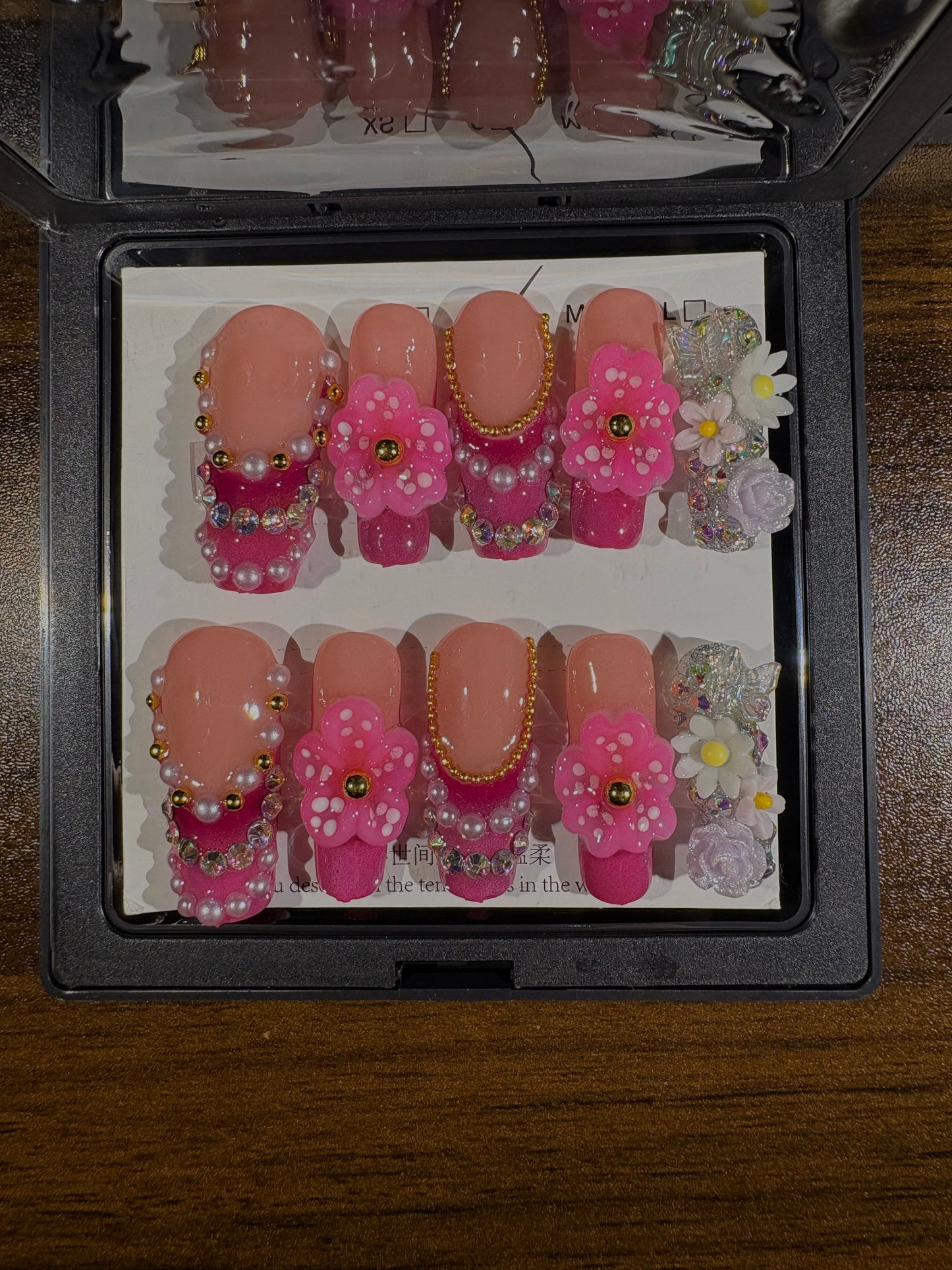 spring bling nail