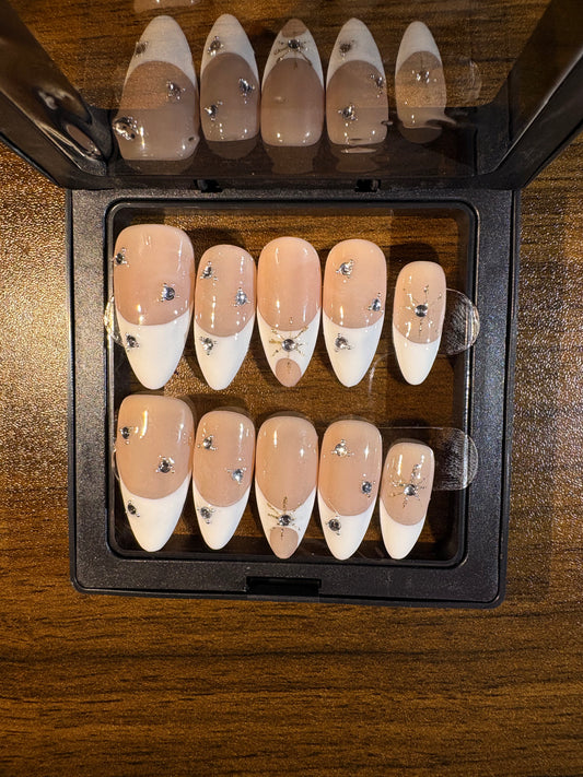 Razzle Dazzle French tip Nail