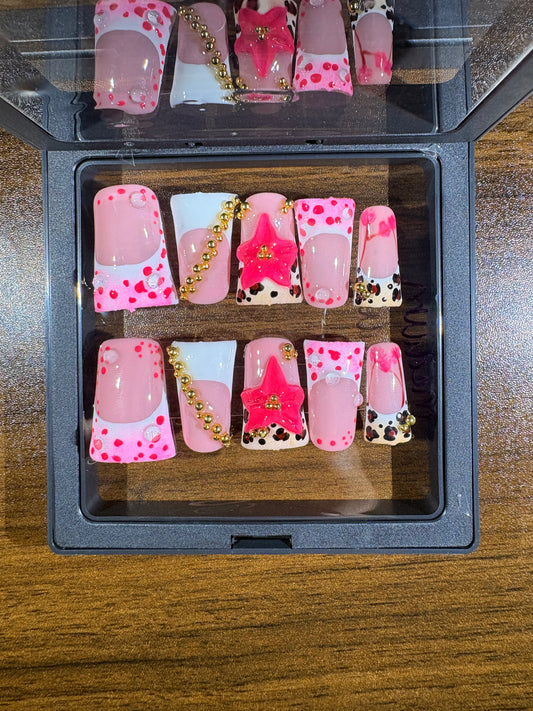 Spring French Duckie nail