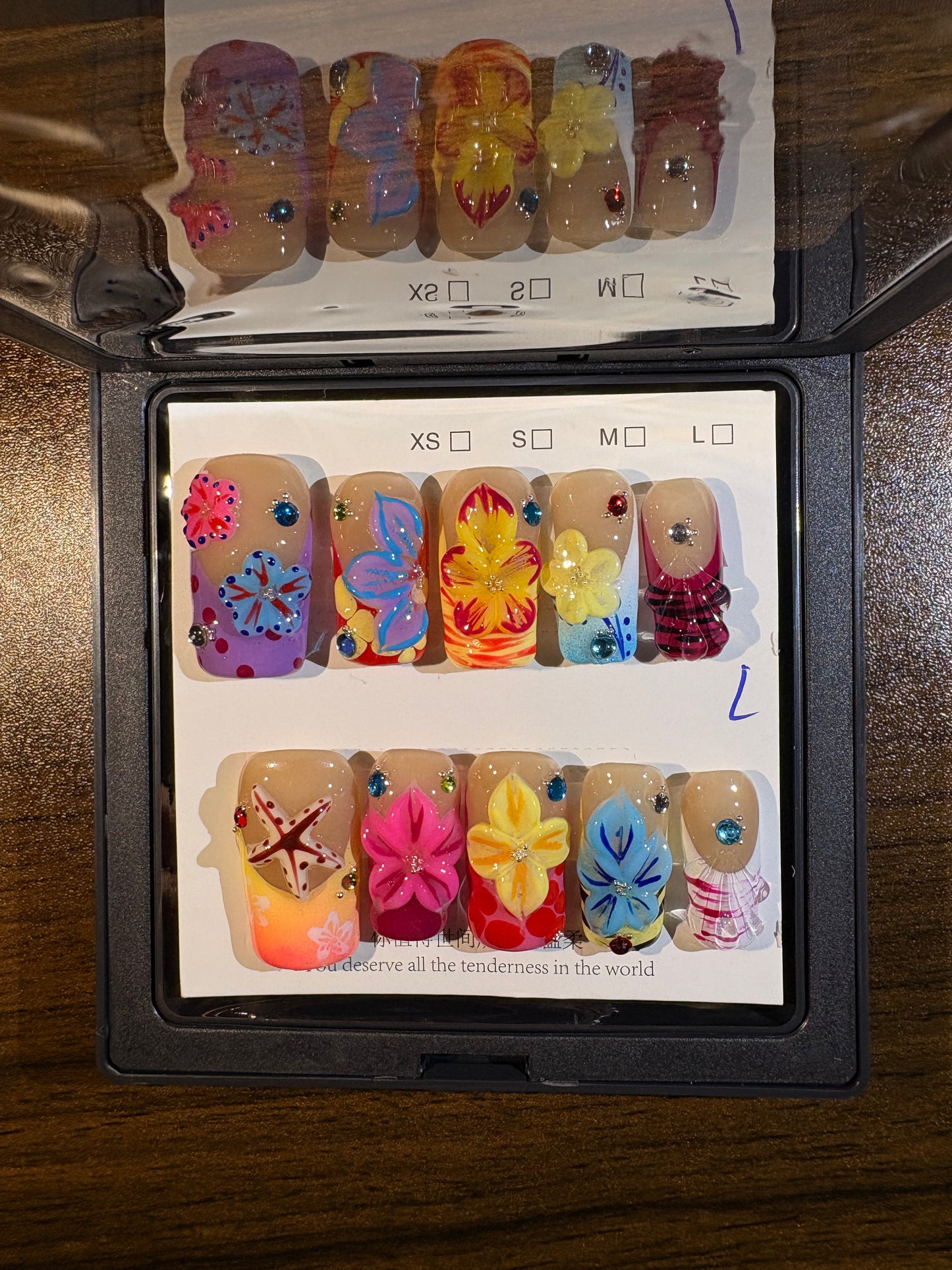 Spring Garden nail